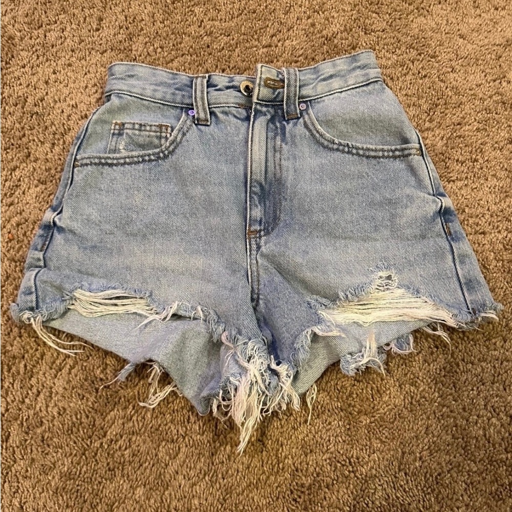 Cotton on Distressed Denim Women Shorts Size 0 G-24